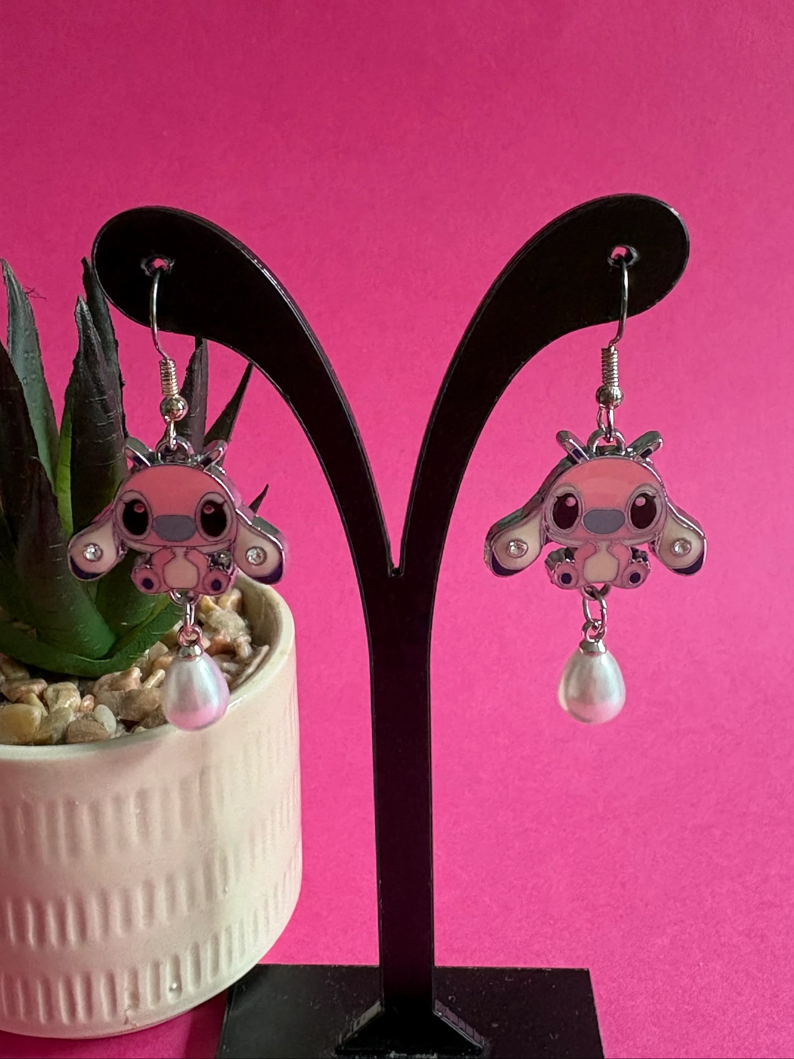 Lote de brincos Stitch & Angel Disney – Esmaltados & Divertidos – photo 2